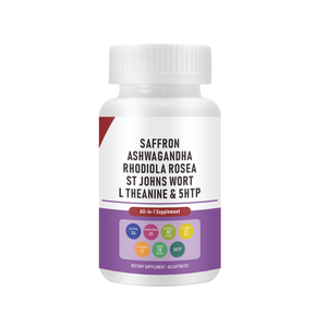 Vitahealthy OEM/ODM Marque distributeur Capsules d'extrait de <span class=keywords><strong>safran</strong></span> d'approvisionnement d'usine Tout en un 3000mg de <span class=keywords><strong>safran</strong></span> pour la santé corporelle - Product Image 1