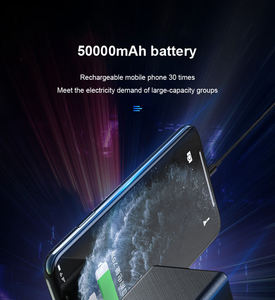 Banco de energía Digital de cuatro puertos, paquete de <span class=keywords><strong>batería</strong></span> de 50000 Mah, cargador <span class=keywords><strong>portátil</strong></span>, 50000 Mah - Product Image 3