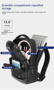 <span class=keywords><strong>Mochila</strong></span> Oxford para Portátil, Práctica y de Alta Venta, con Puerto de Carga USB, Resistente a Impactos, Cómoda para Viajes, Trabajo y Actividades al Aire Libre - Product Image 3