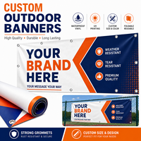 Pancarta de Vinilo PVC de Alta Calidad para Exteriores, Logotipo Personalizado, Publicidad para Deportes, Competiciones, Festividades, Negocios, Ferias Comerciales