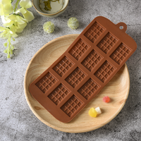 Moule à gaufres en silicone personnalisé, qualité alimentaire, forme ronde pour la fabrication de bonbons maison et la pâtisserie