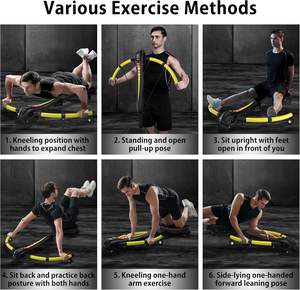 Máquina <span class=keywords><strong>de</strong></span> Remo para Entrenamiento Abdominal, Máquina <span class=keywords><strong>de</strong></span> Ejercicios Hidráulica Doble para Esculpir el Cuerpo, Máquina <span class=keywords><strong>de</strong></span> Flexiones Portátil <span class=keywords><strong>de</strong></span> Acero ABS - Product Image 6