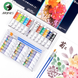 Maries 5/12ml 12/18/24/36 couleurs Tube en aluminium <span class=keywords><strong>Gouache</strong></span> couleur ensemble de peinture - Product Image 1