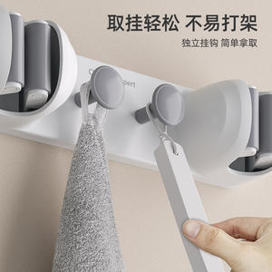 ที่แขวนไม้ถูพื้นแบบติดผนัง ไม่ต้องเจาะ สำหรับห้องน้ำ ยี่ห้อ Cleaning Expert - Product Image 4