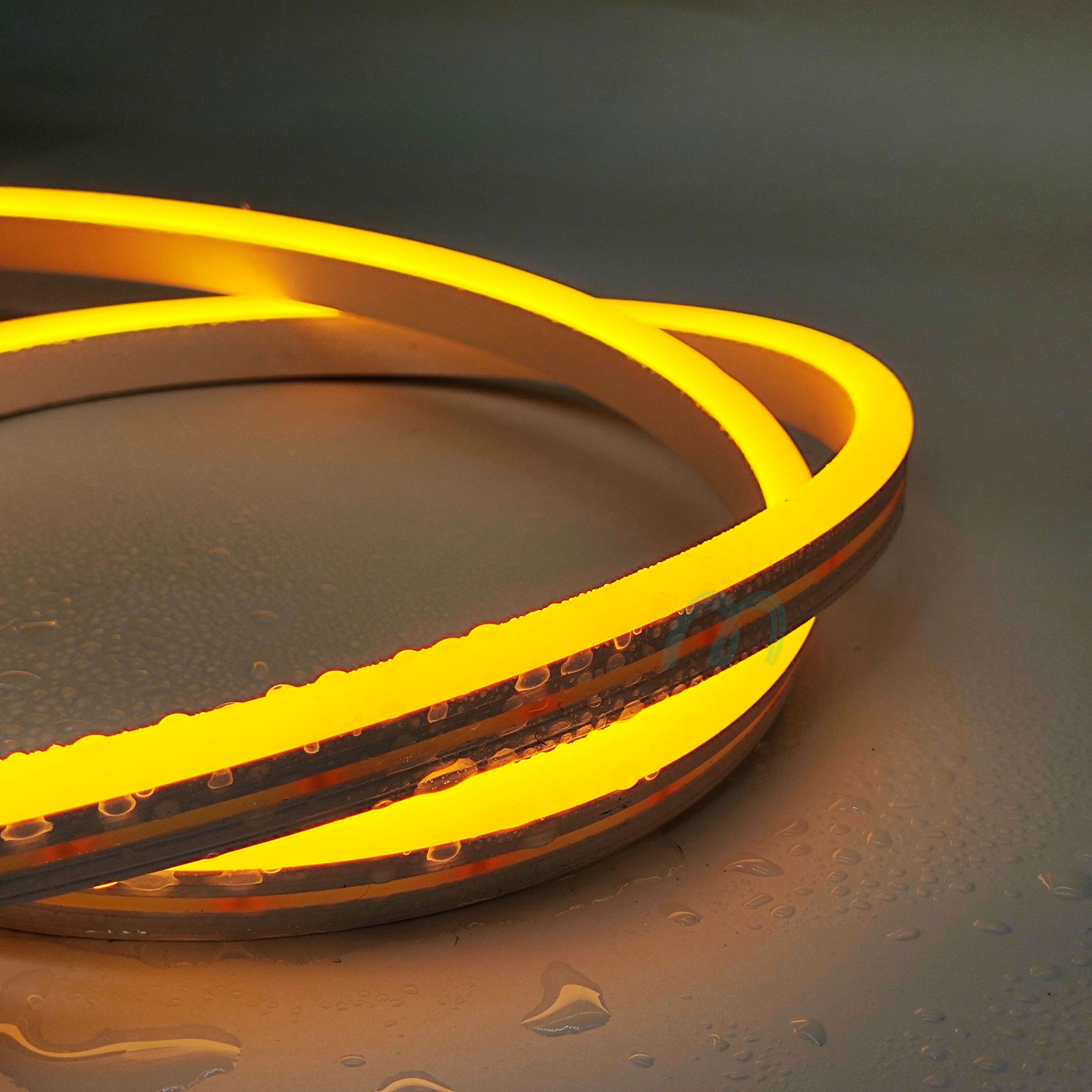 On Sale 8x16mm Silicone RGB Neon Strip LED Flex Sign Light Single Color Landscape Light Strings with App Control DC12v 24v IP67