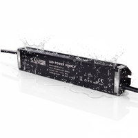 Alimentation électrique LED en aluminium étanche IP67 200W pour extérieur, résistante à la pluie, 12V 20A, pour caméra CCTV unique, bande de commutation AC-DC 24V