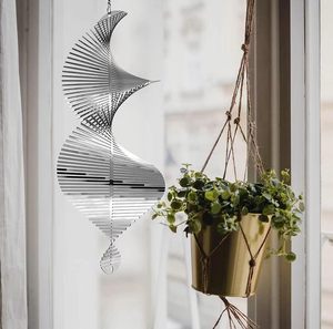 เครื่องประดับตกแต่งสวนและสนาม รูปนกหมุนวน 3 มิติ ทำจากโลหะ รูปทรงเกลียวลม สำหรับตกแต่งสวน ใช้พลังงานจากน้ำ ของตกแต่งจาก Amazon - Product Image 2