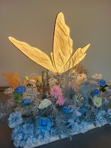 Ala di <span class=keywords><strong>farfalla</strong></span> in acrilico bianco gigante Mariposas Gigantes per eventi di festa di nozze e decorazioni Quinceanera fonte di luce a LED - Product Image 4