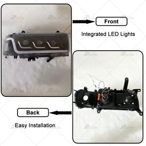 Faros Delanteros LED Modificados para Land Cruiser LC80 FJ80 1990-1997 con DRL de Doble Haz, Accesorios y Piezas para LC80 Land Cruiser - Product Image 3