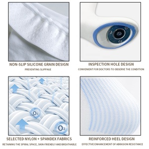 Factory Direct Supply <strong>Knee</strong> <strong>Length</strong> Antiembolic Medium Compression <strong>Socks</strong> 13-18mmHg for After Surgery <strong>Socks</strong> Anti Embolism - Product Image 2