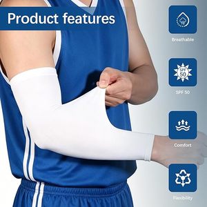 Manicotti Protettivi per Uomo e Donna con Logo Personalizzato, Protezione UV e dal Sole, per Sport all'Aperto - Product Image 6