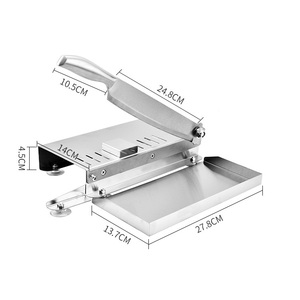 Household Mutton Slicer Meat Cutter Multi-Function Stainless Steel Manual Meat Roll Machine - Product Image 6