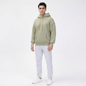 Athletic <b>Blank</b> High Quality Winter Hoodie Wholesale 400 Gsm Fleece Thick Sweatshirts Mens Custom Plain Street 100% Cotton Zipper - Product Image 1
