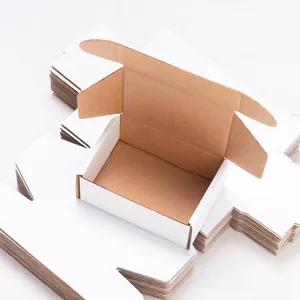 2mm kalın karton ambalaj kutuları dayanıklı oluklu kağıt mailler kutuları kozmetik makyaj için özel boyut nakliye kutuları