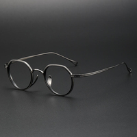 Lunettes de vue hexagonales rétro de haute qualité, très tendance, unisexes, pour hommes et femmes