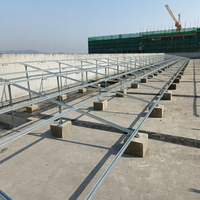 Supports de contrepoids solaires personnalisés pour toitures en béton – Installation sans perçage ni fuites – Pièces et structure d'installation de panneaux solaires