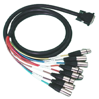 Rangkaian Kabel Silikon IP67 Multi Parameter untuk Monitor Pasien Medis Kustom, Konektor Bundar 10 Pin, OEM/ODM Wiring Harness