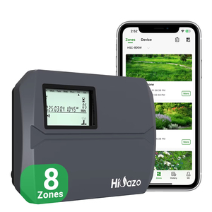 HiOazo HSC-800W WiFi Minuteur d'arrosage intelligent pour pelouse, jardin, cour - Système de contrôle d'irrigation intelligent HSC-800W - Product Image 1