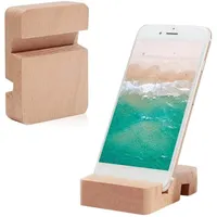 Custom Desk Mobile Phone Stand, Wooden Cell Phone Holder
