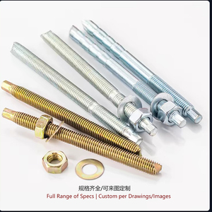 <span class=keywords><strong>Ancrage</strong></span> chimique de classe 8.8, zingué, haute résistance, <span class=keywords><strong>goujon</strong></span> entièrement fileté avec capsule en résine pour fixation structurelle dans le béton M8-M30 - Product Image 3