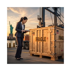 Envío exprés LCL puerta a puerta de bajo costo desde China a EE. UU. América a través del agente de carga marítima DDP Road Sea Service