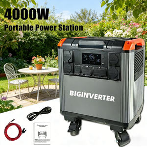 Estación de Energía Portátil BIGINVERTER, Batería LFP de 4000 Wh, 4 kWh, 120/240 V, Salida de CA de 4000 W, Generador Solar para el Hogar - Product Image 6