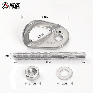 Xinda - Perno de Expansión de Acero Inoxidable M10 para Anclaje en Roca, Gancho para Colgar - Product Image 2