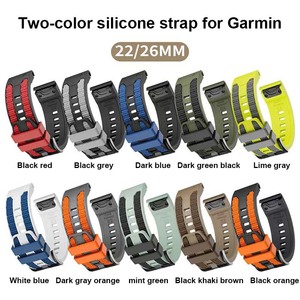 Bracelet <span class=keywords><strong>de</strong></span> <span class=keywords><strong>montre</strong></span> en silicone <span class=keywords><strong>QuickFit</strong></span> Forwelleny <span class=keywords><strong>22</strong></span> 26 mm pour Garmin Fenix 8X 7X 6 5X Plus 5, bracelet respirant, Correa - Product Image 2