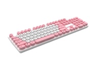Desain mesin tik Retro Punk baru ukuran penuh 104-kunci kabel USB tahan air Keyboard proyeksi 896 Laptop pasang antighosting