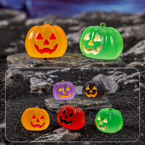 2025 New Halloween Glitter Lantern Creative Miniature Landscape Figurine DIY Resin Craft Desktop <b>Ornament</b> for Home Decoration - Product Image 1
