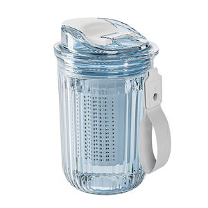 Mug de voyage élégant 401-500ml, infuseur à thé portable pour le bureau, tasse à café d'été, résistant aux chutes et à la chaleur - Product Image 4