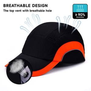 قبعة بيسبول بتصميم خوذة صلبة مضادة لنتوء السلامة معتمدة CE - Product Image 6