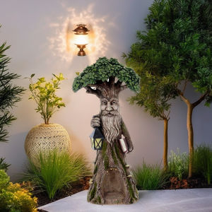 شجرة في الهواء الطلق رجل أدى ضوء حديقة الشمسية زخرفة - Product Image 4
