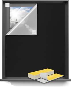 Stores occultants 100% en tissu pour chambre à coucher, tissu Oxford 420D, portable, découpable, rideau DIY - Product Image 1