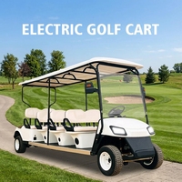 Voiturette de golf électrique Tarion 8 places la plus vendue, cadre en acier de haute qualité, batterie 72V, moteur AC 4kW, autonomie 90 km, certifiée DOT
