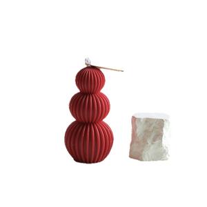 Candela Sferica Nordica in Cera di Soia per Aromaterapia, Fatta a Mano, Ecologica, Moderna, per Decorazioni di Compleanni e Natale - Product Image 5