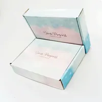 Cajas de embalaje de ropa de calcetines de papel corrugado de lujo respetuosas con el medio ambiente con logotipo personalizado tipo de carpeta en relieve para almacenamiento de relojes de té