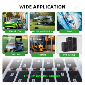 Lityum iyon piller paketi 4S1P 8S1P 12S1P 6S2P 150ah 44.4V 177ah 230ah nmc pil modülü ev için araba - Product Image 6
