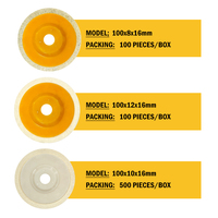 Roue de polissage en feutre de laine miroir de 100 mm de diamètre pour meuleuse d'angle en acier inoxydable OEM OBM