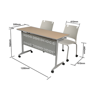 Conjunto de Escritorio y Silla Ergonómicos para Estudio, Muebles para Área de Estudio Eficiente para Dormitorios Estudiantiles y Apartamentos - Product Image 2