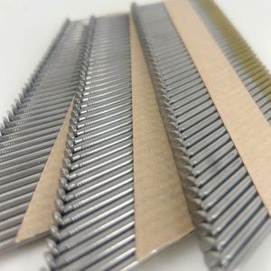 Clous de charpente galvanisés à <span class=keywords><strong>34</strong></span> <span class=keywords><strong>degrés</strong></span> de 3 pouces Bande de papier à anneau à tige lisse Matériau commun en acier pour clous - Product Image 5