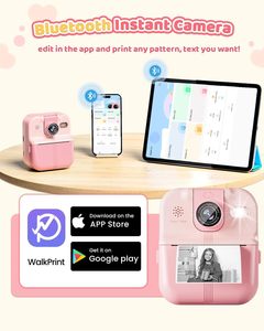 Phomemo P02 trẻ em ngay lập tức <span class=keywords><strong>in</strong></span> máy ảnh 2.4 'Màn hình HD Video 10x Zoom selfie có thể <span class=keywords><strong>in</strong></span> máy ảnh trẻ em <span class=keywords><strong>in</strong></span> đồ chơi quà tặng với trò chơi - Product Image 4