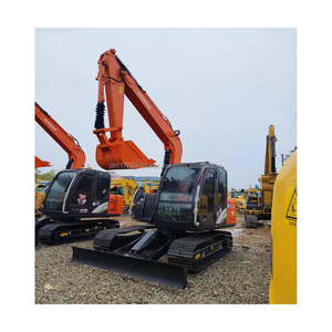 Excavatrice d'occasion Hitachi ZX70 d'origine japonaise, modèle 2023, 7 tonnes, équipée de roulements, économique en carburant, pour travaux agricoles et d'aménagement paysager - Product Image 6