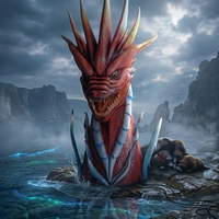 Tête de dragon géante animatronique faite à la main ou décorations de monstres artificiels pour aire de jeux