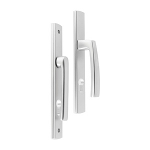 Poignées <span class=keywords><strong>de</strong></span> <span class=keywords><strong>porte</strong></span> haut <span class=keywords><strong>de</strong></span> gamme en aluminium forgé, style chinois moderne, avec interaxe <span class=keywords><strong>de</strong></span> 92/85 mm pour portes battantes doubles - Product Image 6
