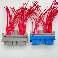 Connecteur de carte électronique moteur 64 broches C4.2 4.4 6.4 6.6 7.1, ensemble de connecteurs 245-1043 245-1042 pour pièces d'excavatrice Caterpillar
