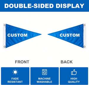 Banderas Personalizadas de Doble Cara 100% Poliéster, Banderas de Exterior Personalizables con Impresión - Product Image 3