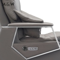 Chaise de bureau ergonomique électrique M&W moderne à hauteur réglable avec dossier haut et repose-pieds - Vente en gros Chine