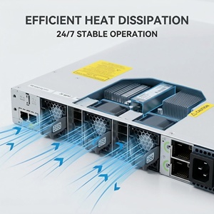 Commutateur C9300X-48HX-E d'origine, 48 ports multi-Gigabit, réseau géré avec PoE++ pour usage professionnel - Product Image 1