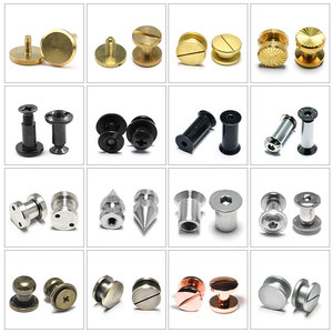 <span class=keywords><strong>Vis</strong></span> à tête plate fendue M4 en acier nickelé, prix d'usine, rivets Chicago, disponibles en mesures métriques et en pouces - Product Image 6